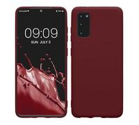 kwmobile Housse Compatible avec Samsung Galaxy S20 Coque - Housse de téléphone Protection Souple en Silicone - Bordeaux Violet