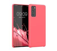 kwmobile Housse Compatible avec Samsung Galaxy S20 FE Coque - Housse de téléphone Protection Souple en TPU Silicone - Corail Fluo