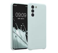 kwmobile Housse Compatible avec Samsung Galaxy S21 Coque - Housse de téléphone Protection Souple en TPU Silicone - Cool Mint