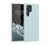 kwmobile Housse Compatible avec Samsung Galaxy S22 Ultra Coque - Housse de téléphone Protection Souple en TPU Silicone - Cool Mint