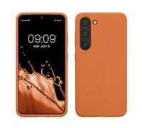 kwmobile Housse Compatible avec Samsung Galaxy S23 Coque - Housse de téléphone Protection Souple en TPU Silicone - Abricot Chaud