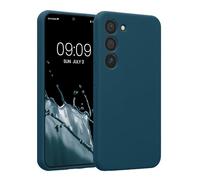 kwmobile Housse Compatible avec Samsung Galaxy S23 Coque - Housse de téléphone Protection Souple en TPU Silicone - pétrole Mat