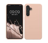 kwmobile Housse Compatible avec Samsung Galaxy S24 FE Coque - Housse de téléphone Protection Souple en TPU Silicone - Coconut Swirl