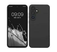 kwmobile Housse Compatible avec Samsung Galaxy S24 FE Coque - Housse de téléphone Protection Souple en TPU Silicone - Gris foncé