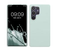 kwmobile Housse Compatible avec Samsung Galaxy S25 Ultra Coque - Housse de téléphone Protection Souple en TPU Silicone - Cool Mint