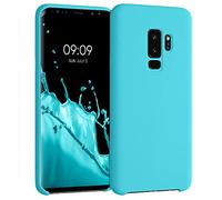kwmobile Housse Compatible avec Samsung Galaxy S9 Plus Coque - Housse de téléphone Protection Souple en TPU Silicone - Bleu Indien