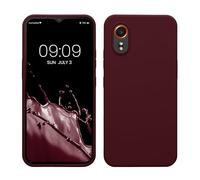 kwmobile Housse Compatible avec Samsung Galaxy Xcover7 Coque - Housse de téléphone Protection Souple en TPU Silicone - Bordeaux Violet