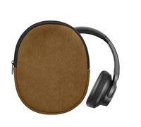 kwmobile Housse Compatible avec Soundcore Q20i Étui - Housse de Protection Souple en Néoprène et Velours pour Casque Audio 21 x 17 cm - Vert Olive