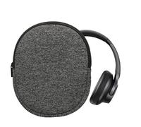 kwmobile Housse Compatible avec Soundcore Q20i étui - Housse de Protection Souple en néoprène pour Casque Audio 20 x 16 cm - Anthracite-Blanc