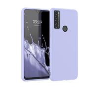 kwmobile Housse Compatible avec TCL 20 SE Coque - Housse de téléphone Protection Souple en Silicone - Violet Pastel