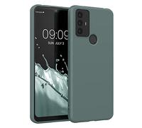 kwmobile Housse Compatible avec TCL 30 E / 30 SE Coque - Housse de téléphone Protection Souple en Silicone - Vert Sapin