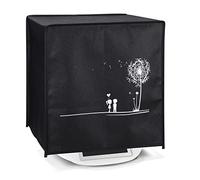 kwmobile Housse compatible avec Thermomix TM5 / TM6 - Housse de protection intégrale pour robot de cuisine - blanc-noir