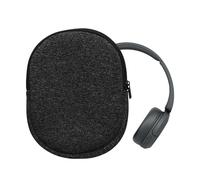 kwmobile Housse Compatible avec WH-CH520 / WH-CH510 / MDR-ZX110 étui - Housse de Protection Souple en néoprène pour Casque Audio 22,5 x 17 cm - Anthracite-Blanc