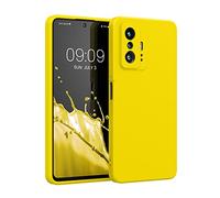 kwmobile Housse Compatible avec Xiaomi 11T / 11T Pro Coque - Housse de téléphone Souple et Fine en TPU Silicone - Jaune radieux