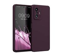 kwmobile Housse Compatible avec Xiaomi 11T / 11T Pro Coque - Housse de téléphone Souple et Fine en TPU Silicone - Bordeaux Violet