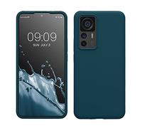 kwmobile Housse Compatible avec Xiaomi 12T / 12T Pro Coque - Housse de téléphone Protection Souple en TPU Silicone - pétrole Mat