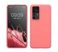 kwmobile Housse Compatible avec Xiaomi 12T / 12T Pro Coque - Housse de téléphone Protection Souple en TPU Silicone - Corail Pastel