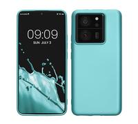 kwmobile Housse Compatible avec Xiaomi 13T / 13T Pro Coque - Housse de téléphone Protection Souple en TPU - Vert Menthe métallique