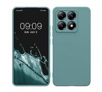 kwmobile Housse Compatible avec Xiaomi 14T Coque - Housse de téléphone en TPU avec Protection Appareil Photo - Arctic Night