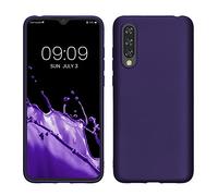 kwmobile Housse Compatible avec Xiaomi Mi 9 Lite Coque - Housse de téléphone Protection Souple en TPU - Bleu Violet métallique