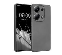 kwmobile Housse Compatible avec Xiaomi Poco M6 Pro (4G) Coque - Housse de téléphone Protection Souple en TPU - Gris métallique