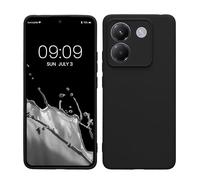 kwmobile Housse Compatible avec Xiaomi Poco M7 Pro 5G Coque - Housse de téléphone en TPU avec Protection Appareil Photo - Noir Mat