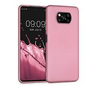 kwmobile Housse Compatible avec Xiaomi Poco X3 NFC/Poco X3 Pro Coque - Housse de téléphone Protection Souple en TPU - Or Rose métallique
