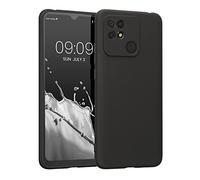 kwmobile Housse Compatible avec Xiaomi Redmi 10C Coque - Housse de téléphone Protection Souple en Silicone - Noir Mat