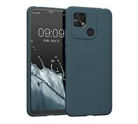 kwmobile Housse Compatible avec Xiaomi Redmi 10C Coque - Housse de téléphone Protection Souple en Silicone - Ardoise foncée