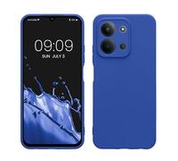 kwmobile Housse Compatible avec Xiaomi Redmi 15C / Poco C85 Coque - Housse de téléphone en TPU avec Protection Appareil Photo - Bleu Baltique