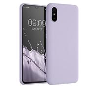 kwmobile Housse Compatible avec Xiaomi Redmi 9A / 9AT Coque - Housse de téléphone Protection Souple en Silicone - Lavande