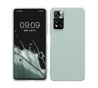 kwmobile Housse Compatible avec Xiaomi Redmi Note 11 Pro/Redmi Note 12 Pro 4G Coque - Housse de téléphone Protection Souple en Silicone - Cool Mint