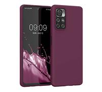 kwmobile Housse Compatible avec Xiaomi Redmi Note 11S 5G / Poco M4 Pro 5G Coque - Housse de téléphone Protection Souple en Silicone - Bordeaux Violet