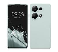 kwmobile Housse Compatible avec Xiaomi Redmi Note 13 Pro 4G Coque - Housse de téléphone en TPU avec Protection Appareil Photo - Cool Mint