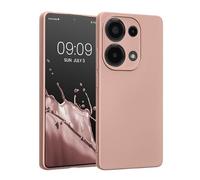 kwmobile Housse Compatible avec Xiaomi Redmi Note 13 Pro 4G Coque - Housse de téléphone Protection Souple en TPU - Or Rose métallique