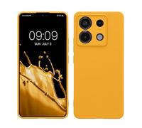 kwmobile Housse Compatible avec Xiaomi Redmi Note 13 Pro 5G / Poco X6 5G Coque - Housse de téléphone en TPU avec Protection Appareil Photo - Mangue