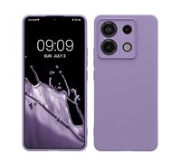 kwmobile Housse Compatible avec Xiaomi Redmi Note 13 Pro 5G / Poco X6 5G Coque - Housse de téléphone en TPU avec Protection Appareil Photo - Violet Clair