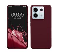 kwmobile Housse Compatible avec Xiaomi Redmi Note 13 Pro 5G / Poco X6 5G Coque - Housse de téléphone Protection Souple en TPU Silicone - Bordeaux Violet