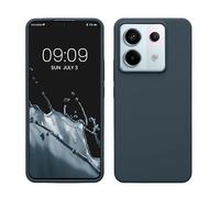kwmobile Housse Compatible avec Xiaomi Redmi Note 13 Pro 5G / Poco X6 5G Coque - Housse de téléphone Protection Souple en TPU Silicone - Ardoise foncée