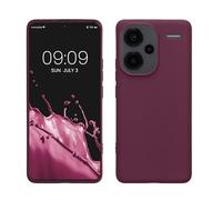 kwmobile Housse Compatible avec Xiaomi Redmi Note 13 Pro+ 5G / Redmi Note 13 Pro Plus 5G Coque - Housse de téléphone Protection Souple en Silicone - Bordeaux Violet