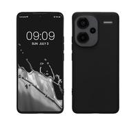 kwmobile Housse Compatible avec Xiaomi Redmi Note 13 Pro+ 5G / Redmi Note 13 Pro Plus 5G Coque - Housse de téléphone Protection Souple en Silicone - Noir Mat