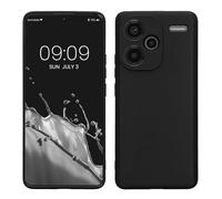 kwmobile Housse Compatible avec Xiaomi Redmi Note 13 Pro+ 5G / Redmi Note 13 Pro Plus 5G Coque - Housse de téléphone en TPU avec Protection Appareil Photo - Noir