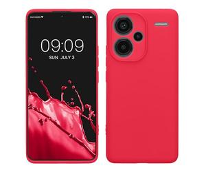 kwmobile Housse Compatible avec Xiaomi Redmi Note 13 Pro+ 5G / Redmi Note 13 Pro Plus 5G Coque - Housse de téléphone en TPU avec Protection Appareil Photo - Rose Fluo