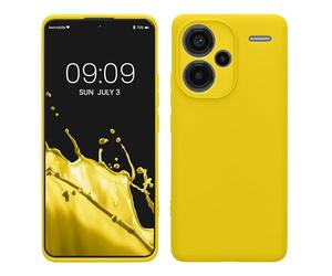 kwmobile Housse Compatible avec Xiaomi Redmi Note 13 Pro+ 5G / Redmi Note 13 Pro Plus 5G Coque - Housse de téléphone en TPU avec Protection Appareil Photo - Jaune radieux