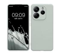 kwmobile Housse Compatible avec Xiaomi Redmi Note 14 5G (Pas pour 4G) Coque - Housse de téléphone en TPU avec Protection Appareil Photo - Cool Mint