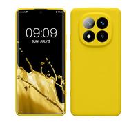 kwmobile Housse Compatible avec Xiaomi Redmi Note 14 Pro Plus 5G Coque - Housse de téléphone en TPU avec Protection Appareil Photo - Jaune radieux