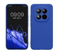 kwmobile Housse Compatible avec Xiaomi Redmi Note 15 Pro+ 5G / Poco M8 Pro 5G Coque - Housse de téléphone en TPU avec Protection Appareil Photo - Bleu Baltique