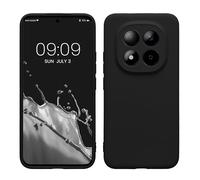 kwmobile Housse Compatible avec Xiaomi Redmi Note 15 Pro+ 5G / Poco M8 Pro 5G Coque - Housse de téléphone en TPU avec Protection Appareil Photo - Noir Mat