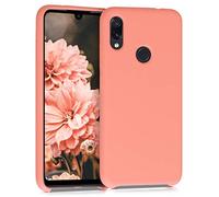 kwmobile Housse Compatible avec Xiaomi Redmi Note 7 / Note 7 Pro Coque - Housse de téléphone Protection Souple en TPU Silicone - Corail Mat