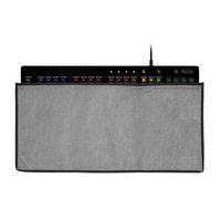 kwmobile Housse De Clavier Compatible avec Logitech G213 Prodigy Gaming Étui De Clavier - Housse avec Fermeture Éclair - Gris foncé